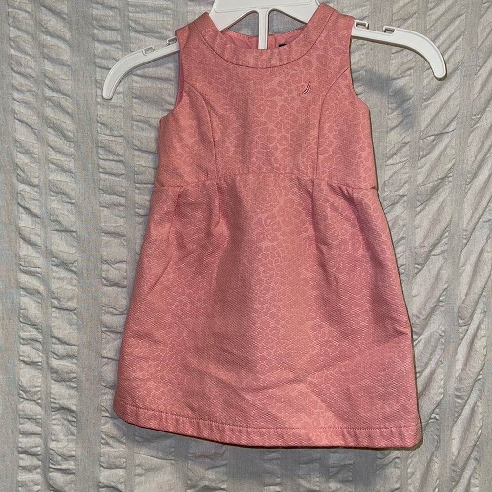 Nautica Pink Floral Damask Dress w/ Bloomers